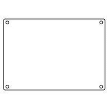 Box Cover, 3 Gang, Aluminum, Blank Cover Type MPN:3FSBC