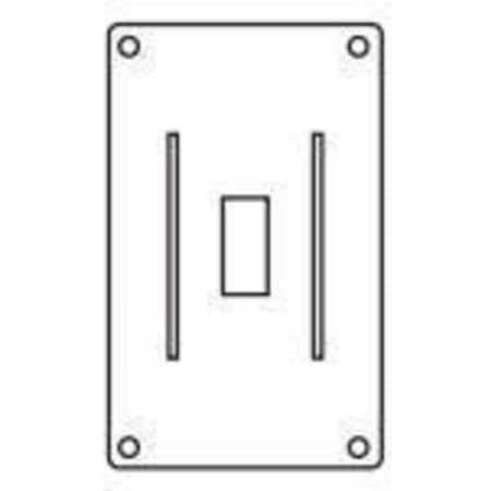 Box Cover, Outlet Box Type, 1 Gang, Aluminum, Toggle Switch Cover Type MPN:FSTG