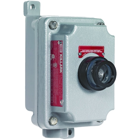 Pilot, Single, Cover Assy, Red Lens, 1/2