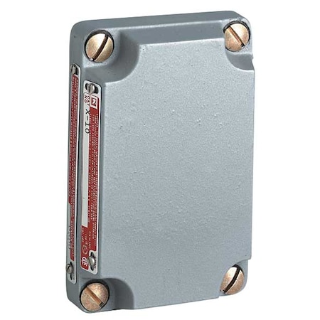 Box Cover, Square Box Type, 1 Gang, Aluminum, Blank Cover Type MPN:X-10