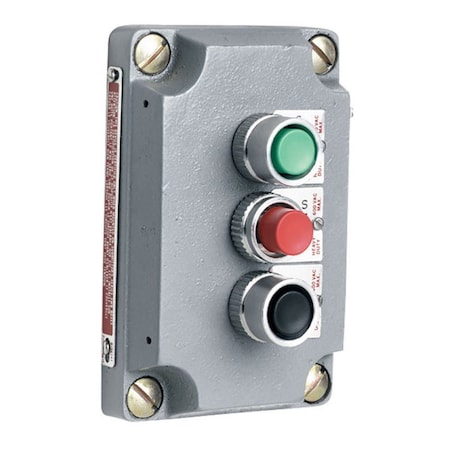 Control Station Up/Stop/Down, Control Station Accessory, Aluminum MPN:XCS-0A8