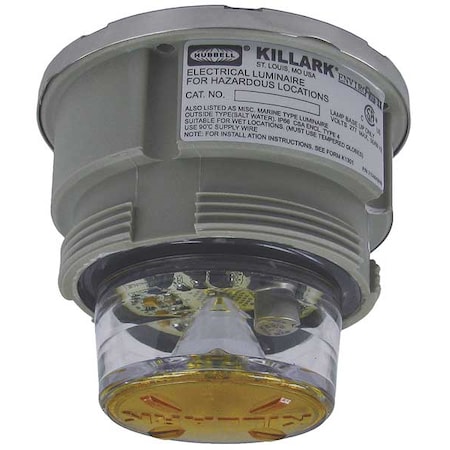 Strobe Light, LED, 12 to 80V DC, 24V AC, Not Applicable FPM, 4 3/4 in Dia. MPN:NVSLCFG26A