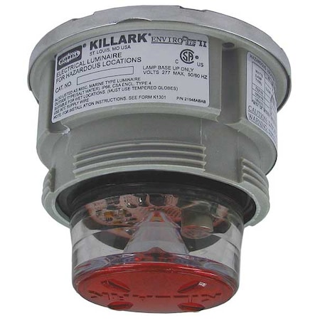 Strobe Light, LED, 12 to 80V DC, 24V AC, Not Applicable FPM, 4 3/4 in Dia. MPN:NVSLCFG26R