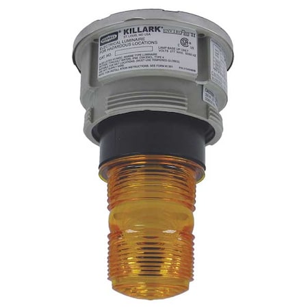 Strobe Light, Xenon, 120V AC, 60, 80 FPM, 4 3/4 in Dia. MPN:NVSZMFG01A