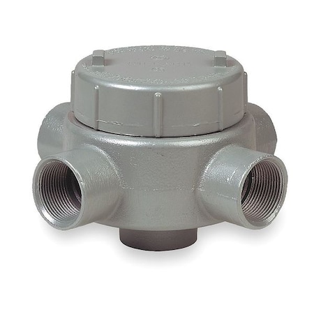 Outlet Box, For Five 3/4 In Hubs MPN:GECXAT-2