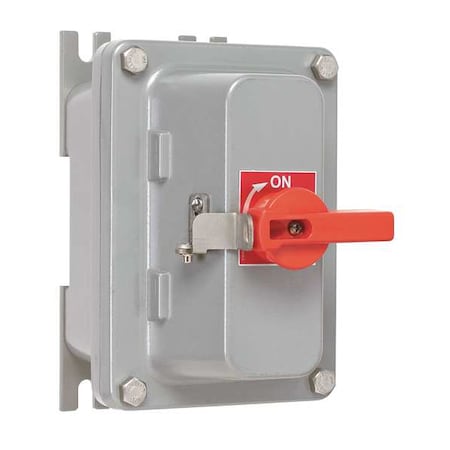 Hazardous Location Safety Switch, Nonfusible, 3PST, Three Phase, NEMA 3, 4, 4X, 7, 9, Rotary Handle MPN:B7NFD13A