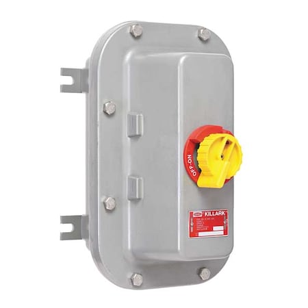Hazardous Location Safety Switch, Nonfusible, 3PST, Three Phase, NEMA 3, 4, 4X, 7, 9, Rotary Handle MPN:B7NFD26A