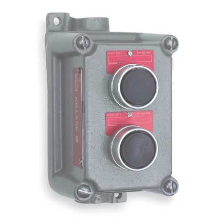 ControlStation, Feed-Thru, 2Buttons, Blk MPN:FXCS-5B7
