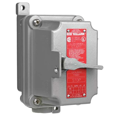 TumblerSwitch, 1 Gang, Feed-Thru, 1-Pole MPN:FXS-41C