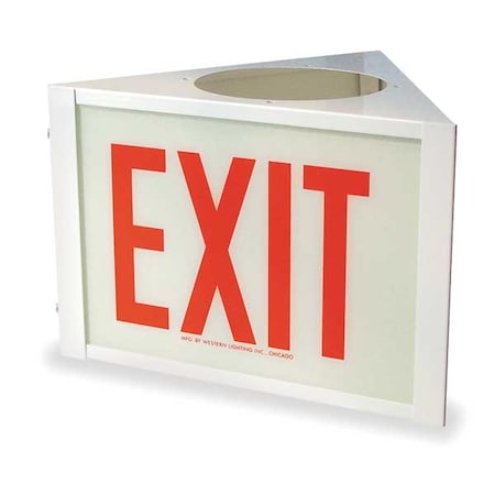 Ext Sgn, Wht, 9 1/4in, 4W, 13 25/32 in Height, 9 1/4 in Width MPN:VEXA100B