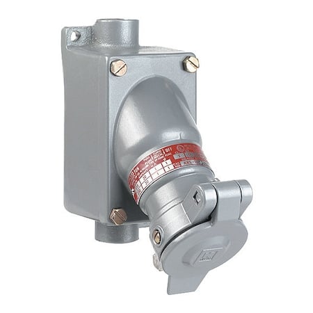 3W 2P 20A Hazardous Pin & Sleeve Receptacle 120VAC MPN:KRS-215-220