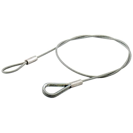 Safety Chain, 1-25Lb, w/Safety Clip, Steel MPN:SC-BG2