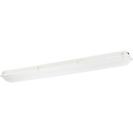 Hubbell LXEM8-40ML-RFA-EDU 8' LED Encl & Gasketed 94W 10000L 4000K Ribbed Lens 0-10V Dim DLC LXEM8-40ML-RFA-EDU