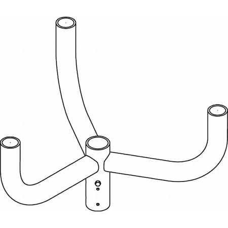 Pole Bracket, Steel Housing, 25-13/16