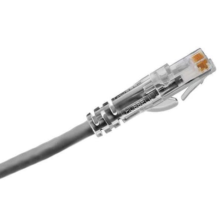 Ethernet Cable, Cat 6A, Gray, 15 ft. MPN:HC6AGY15
