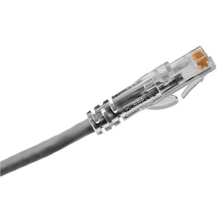Patch Cord, Cat 6A, Clear Boot, Gray, 20 ft. MPN:HC6AGY20
