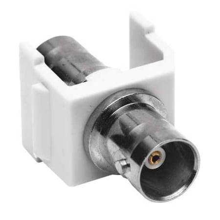 Coupler, BNC Connector, Pass Thru, F/F, Wht MPN:SFBW