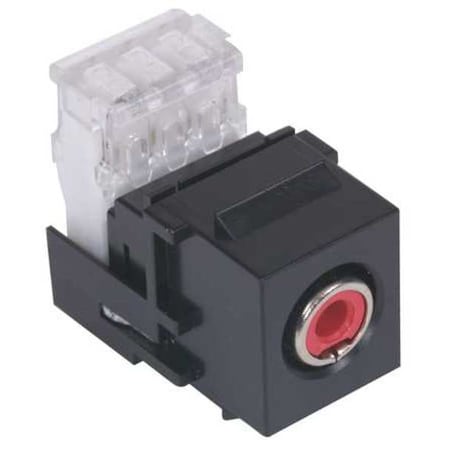 RCA 110 AV Connector, Punch Down, Red MPN:SFRC110R