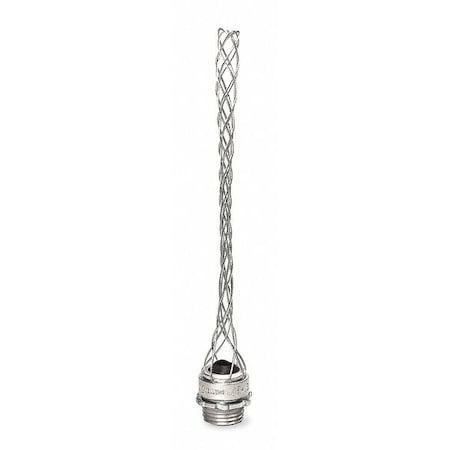 Dust Tight Grip, Straight, 1 in MNPT, Aluminum Body, Steel Grip, 7 in MPN:073031204