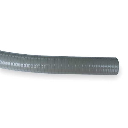 Liquid-Tight Flex Plastic Conduit, 1-1/2 in Trade Size, 50 ft, 7-1/2 in Bend, PVC, Gray MPN:G1150
