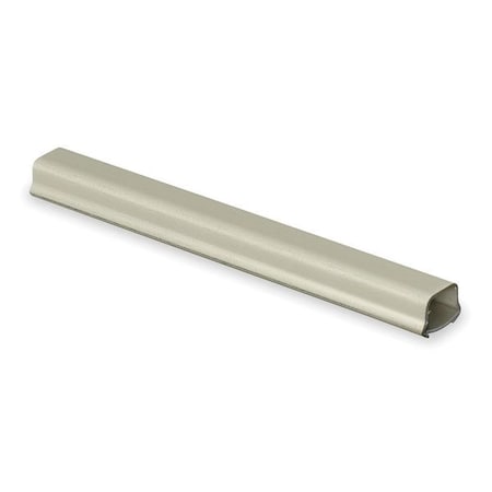 Cover Plate Raceway, HBL500 Series, 1 Channel, 3/4 in W, 1/2 in H, 10 ft L, Ivory MPN:HBL50010IV