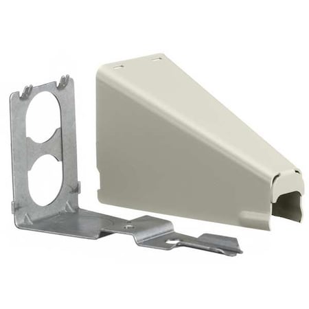 Adjustable Offset Connector, Ivory, Steel MPN:HBL5786IVA