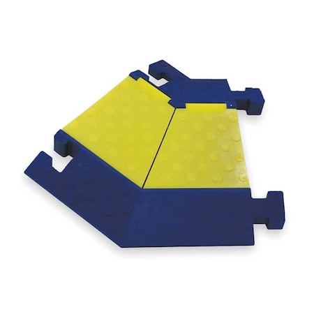 Cable Protector 45 Deg Right Turn, 2-3/8 in H, 25 in L, 20 in W, 5 Channel, Polyurethane MPN:HBLTT545RB
