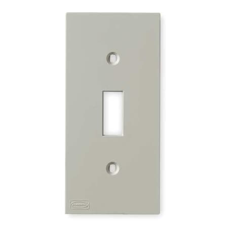 Toggle Faceplate, White, PVC, Plates MPN:KP1