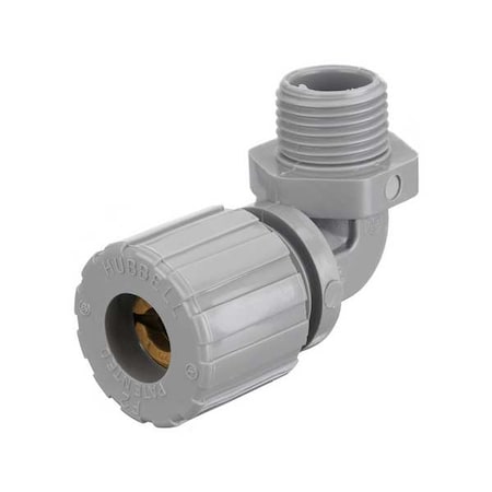 Liquid Tight Connector, 1/2in., 90 deg, Org MPN:NHC1020CR