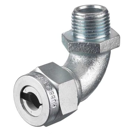 Liquid Tight Connector, 1/2in., 90 deg, Wht MPN:NHC1022ZP