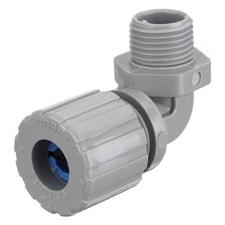 Liquid Tight Connector, 3/4in, 90 deg, Blue MPN:NHC1035CR