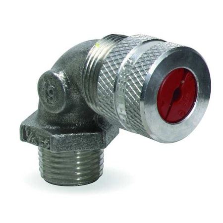 Liquid Tight Connector, 3/4in., 90 deg, Brn MPN:NHC1036