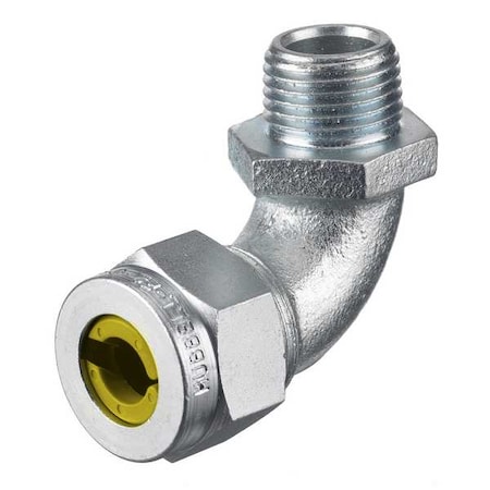 Liquid Tight Connector, 1in, 90 deg, Yellow MPN:NHC1041ZP