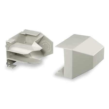 Ceiling Adapter, White, PVC, Base-Trak MPN:PB3CACF