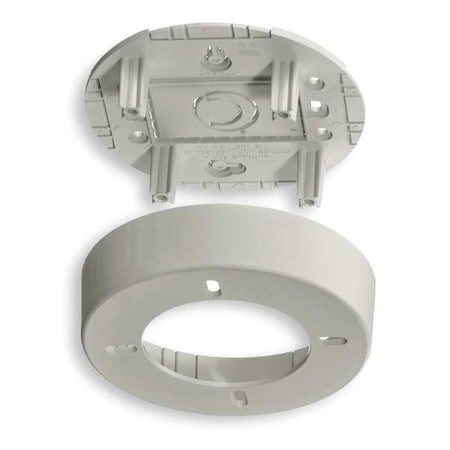 Round Box, White, PVC, Boxes MPN:PDB12LF