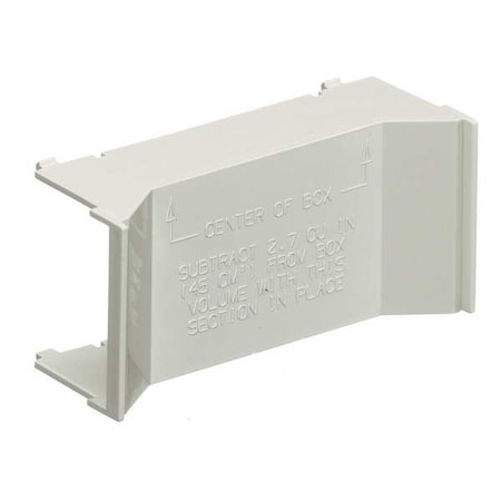 Divider, White, PVC, Dividers MPN:PDB1DIV