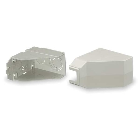 Ceiling Adapter, White, PVC, Lan-Trak MPN:PLP1CACF