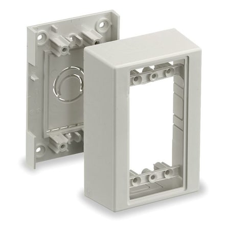 Hubbell PT12SBA Standard Box - Mount Box - Office White - 1 Pack MPN:PT12SBA