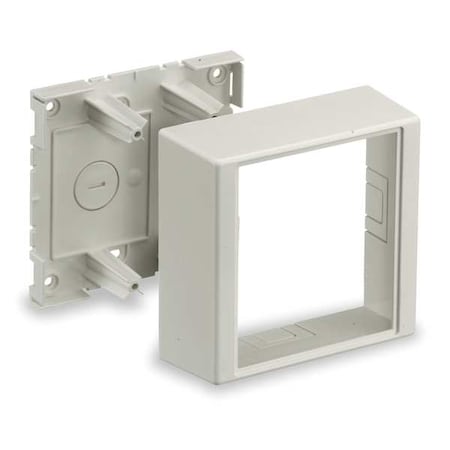 Hubbell PREMISETRAK 2-gang Mounting Box - 2-gang - Office White MPN:PT12TGB