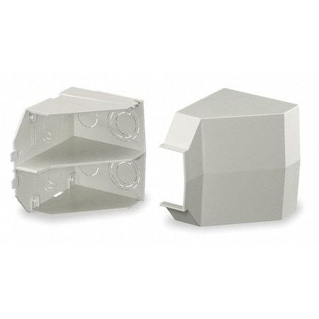 Ceiling Adapter, Off White, PVC, Wall-Trak MPN:PW2CACF