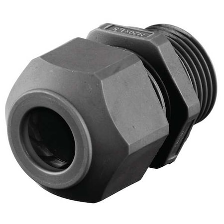 Cable Connector, PG9, Straight, Black MPN:SECP9BA