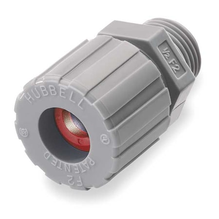 Liquid Tight Connector, 3/8 in., Red MPN:SHC1009CR