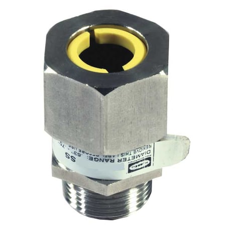 Liquid Tight Connector, 3/8 in., White MPN:SHC1011SS