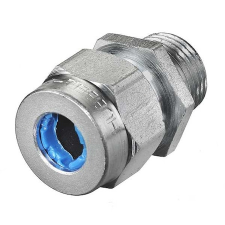 Liquid Tight Connector, 3/8 in., Blue MPN:SHC1012ZP
