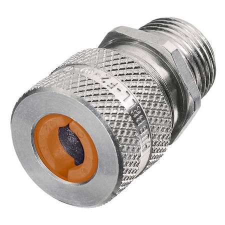 Liquid Tight Connector, 1/2in., Orange MPN:SHC1020