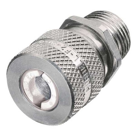 Liquid Tight Connector, 1/2 in., White MPN:SHC1022