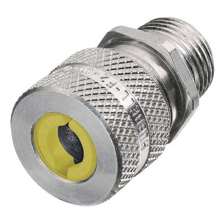 Liquid Tight Connector, 3/4in., Yellow MPN:SHC1037