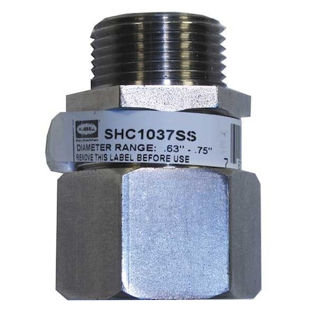 Liquid Tight Connector, 3/4in., Yellow MPN:SHC1037SS