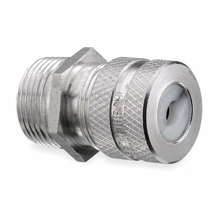 Liquid Tight Connector, 1in, Straight, Gray MPN:SHC1043