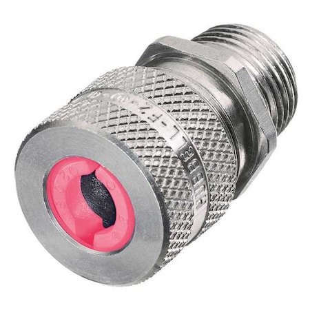 Liquid Tight Connector, 1in, Straight, Pink MPN:SHC1044